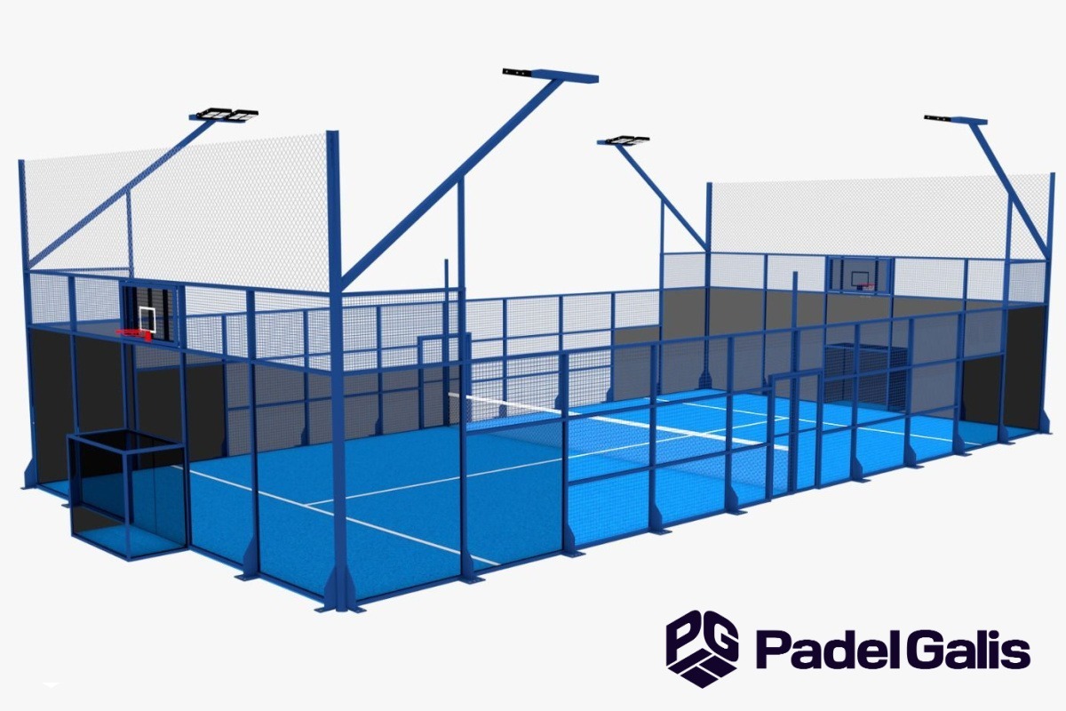gordijn geest Chemicus In the Padel Galis Multisports court, padel tennis and 6 more sports